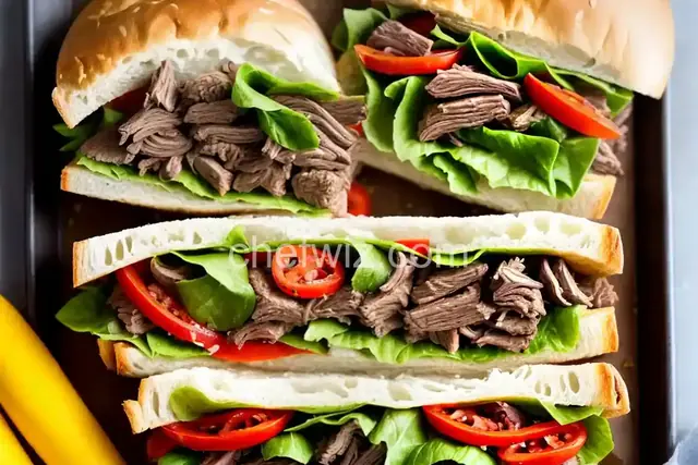 Chicago Italian Beef Sandwich