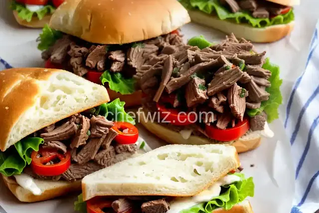 Chicago-Style Italian Beef Sandwich