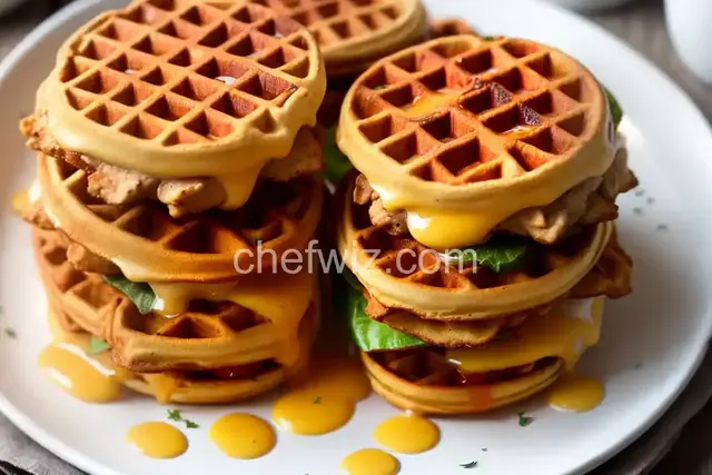 Chicken & Waffle Breakfast Sandwich