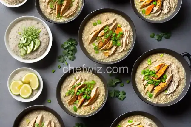 Chicken Arroz Caldo (Chicken Rice Porridge)