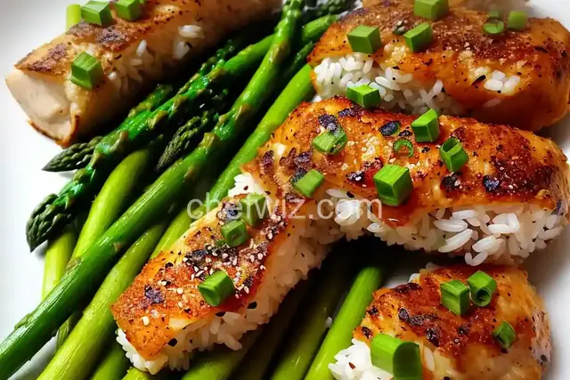 Chicken-Asparagus Negimaki