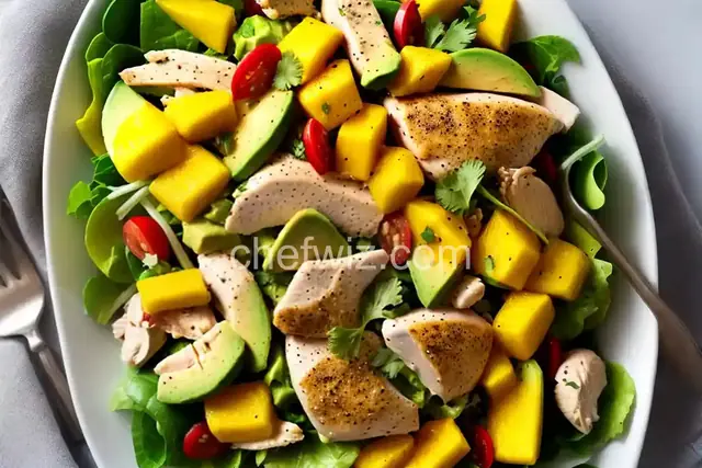 Chicken, Avocado and Mango Salad