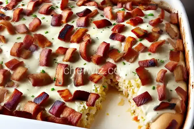 Chicken Bacon Ranch Bubble-Up Bake
