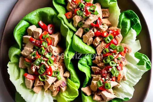 Chicken Bacon Ranch Lettuce Wrap