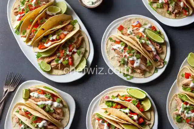 Chicken Bacon Ranch Tacos