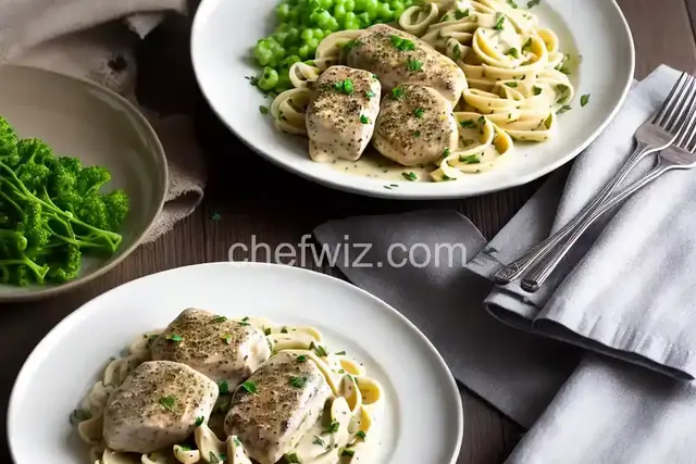 Chicken Braciole with Alfredo Sauce