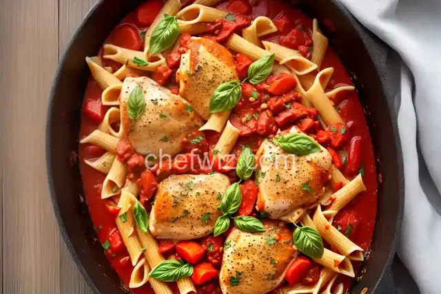 Chicken Cacciatore Pasta