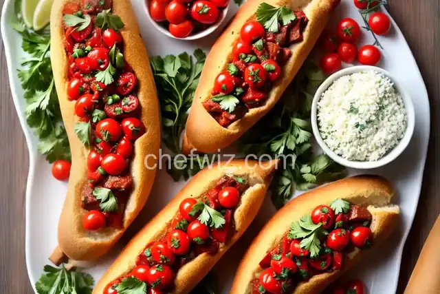 Chicken Cacciatore Subs