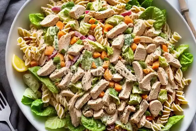 Chicken Caesar Pasta Salad