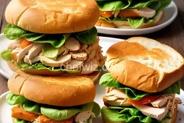Chicken Caesar Sandwiches