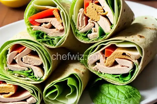 Chicken Caesar Wraps