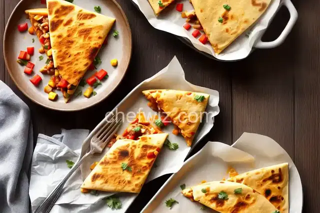 Chicken Chili Sheet Pan Quesadilla