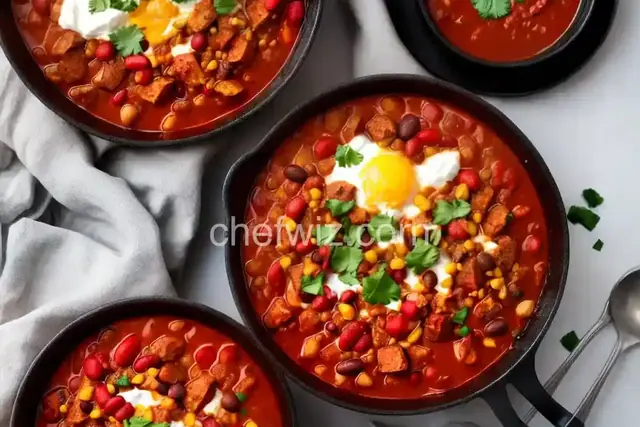Chicken Chorizo Chili