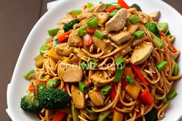 Chicken Chow Mein with Vegetables