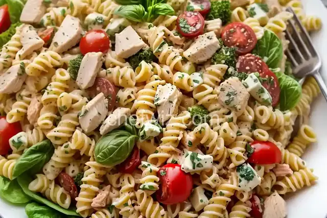 Chicken Club Pasta Salad