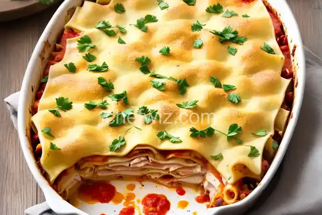 Chicken Cordon Bleu Lasagna