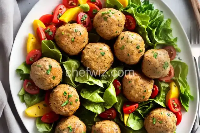 Chicken Cordon Bleu Meatballs