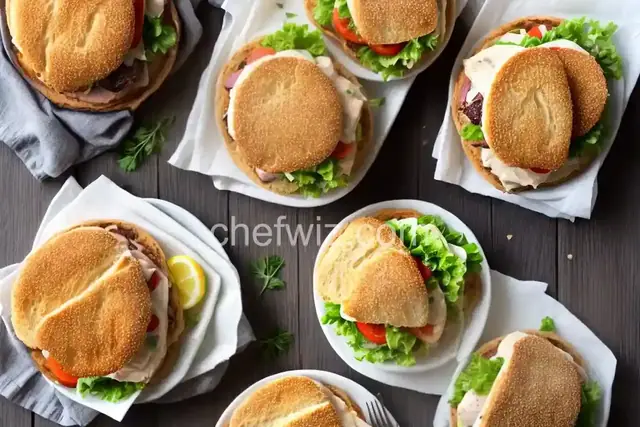Chicken Cordon Bleu Sandwiches