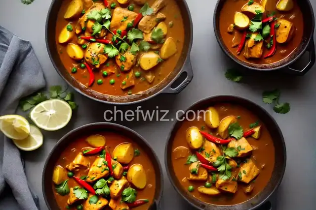 Chicken Curry with Potatoes and Lemongrass