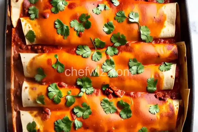 Chicken Enchiladas with Mole Sauce