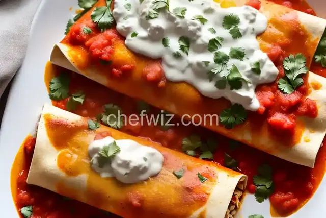 Chicken Enchiladas with Salsa Verde