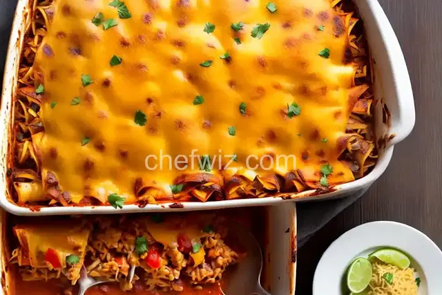 Chicken Enchilasagna