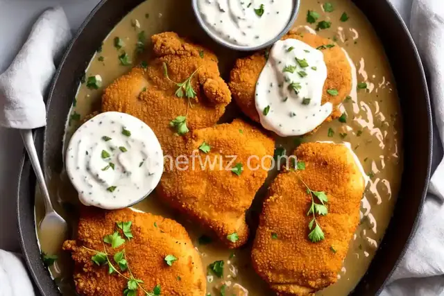 Chicken Fried Chicken with White Gravy