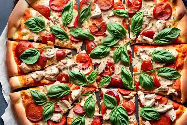 Chicken Garlic Pizza