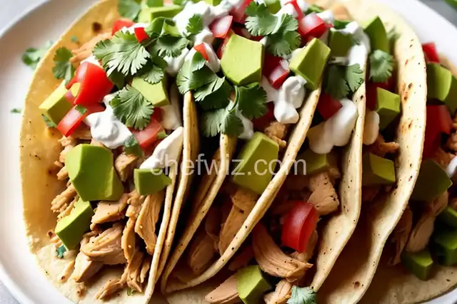 Chicken Green Chile Tacos Recipe