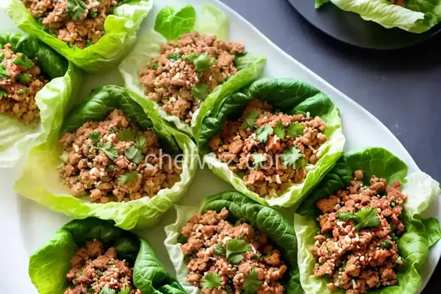 Chicken Lettuce Wraps