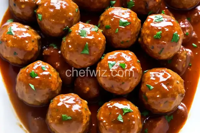 Chicken Marsala Meatballs