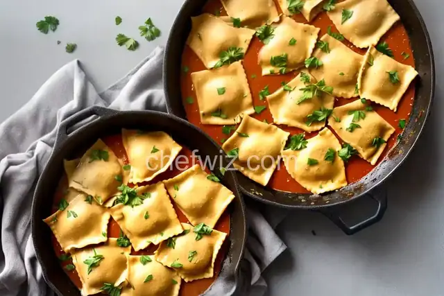 Chicken Marsala Ravioli Filling