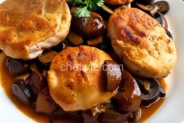 Chicken Marsala with Portobello Mushrooms