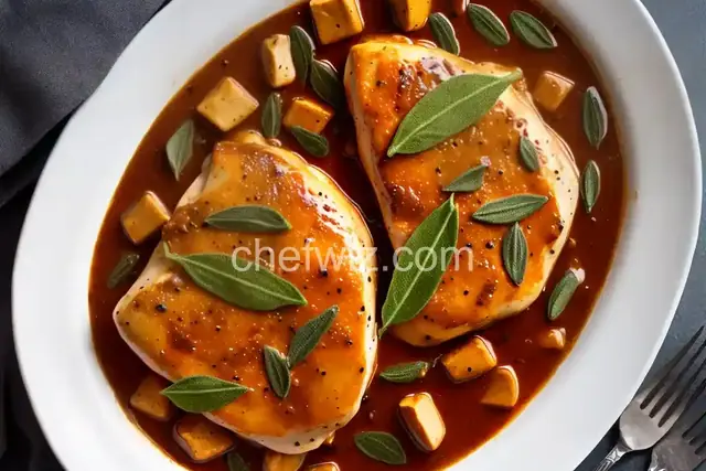 Chicken Marsala with Sage