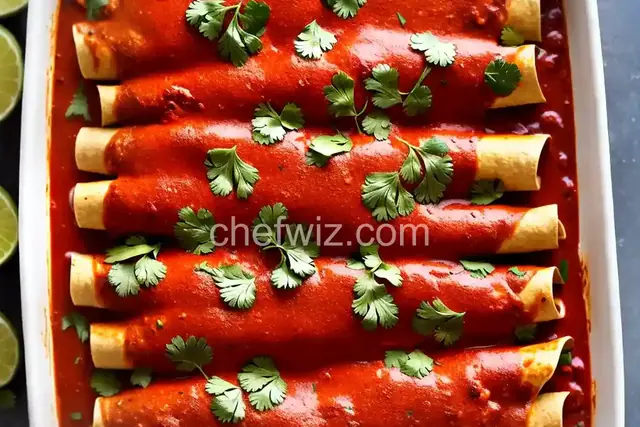 Chicken Mole Enchiladas