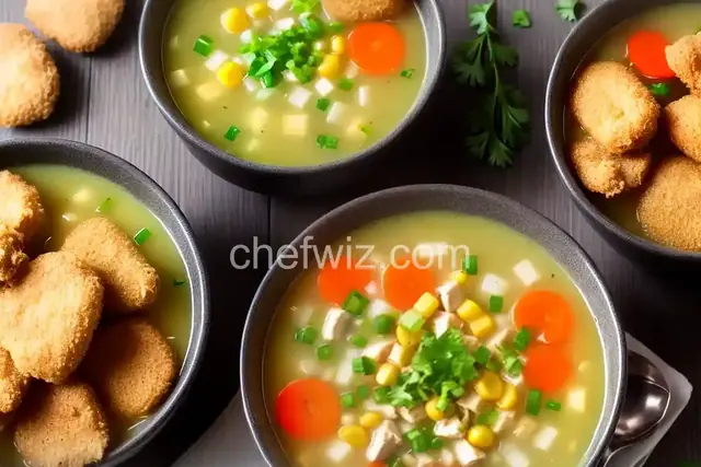 Chicken Nugget Soup!