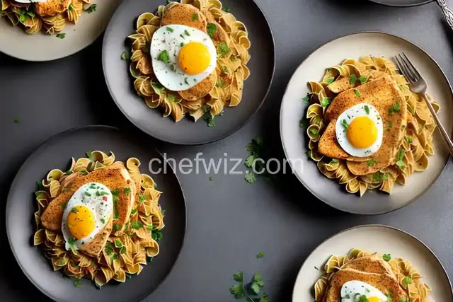 Chicken Paprikash With Buttered Egg Noodles