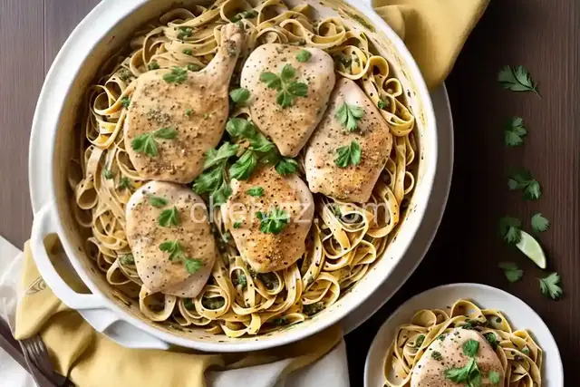 Chicken Piccata Pasta Toss