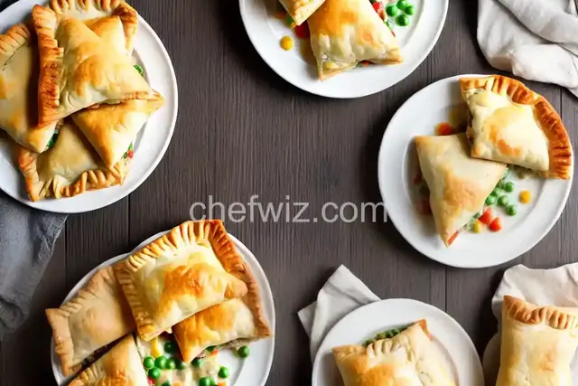 Chicken Pot Pie Homemade Hot Pockets