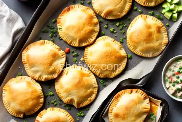 Chicken Pot Pie Pockets