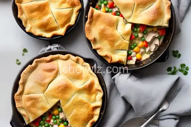 Chicken Pot Pie Toast
