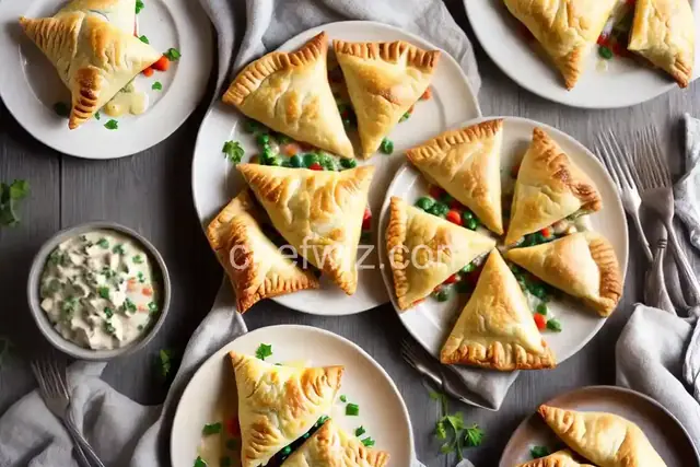 Chicken Pot Pie Turnovers