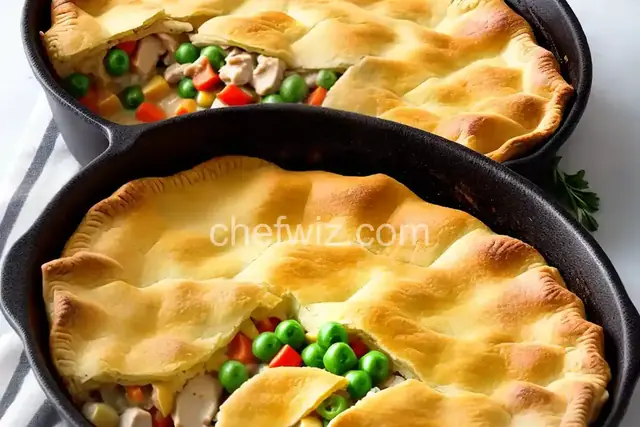 Chicken Pot Pie in a Dutch Oven
