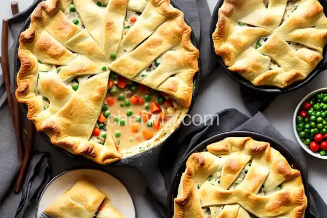 Chicken Pot Pie with Crescent Rolls