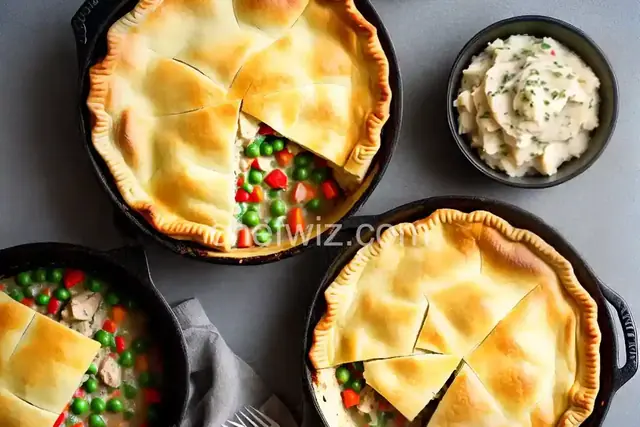 Chicken Pot Pie with Mashed Potatoes