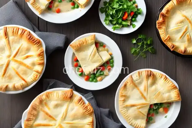Chicken Pot Pie with Puff Pastry