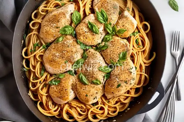 Chicken Puttanesca Pasta