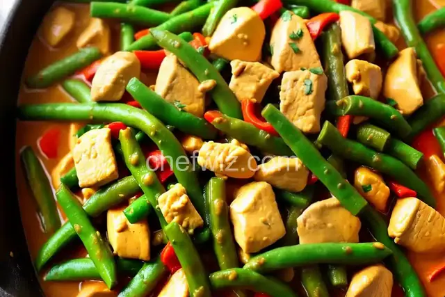 Chicken Red Curry Stir-Fry With Green Beans Recipe