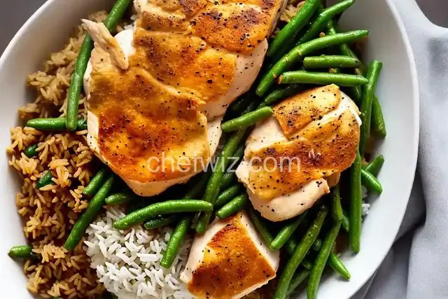Chicken, Rice, and Green Bean Casserole