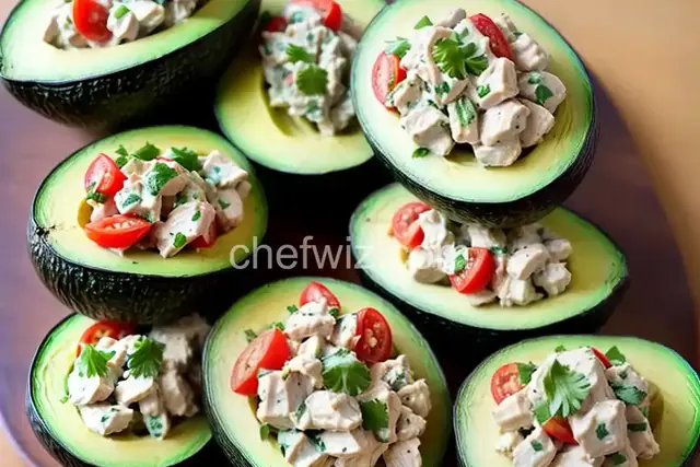 Chicken Salad Stuffed Avocados